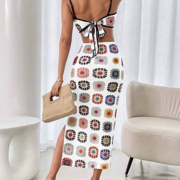 Colorful Patterned Women's Dress Size XL NEW - Picture 3 of 6